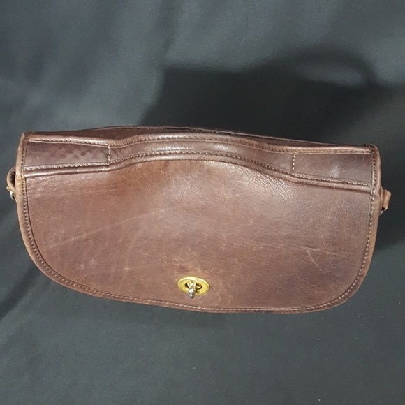Vintage Brown Leather Bag - Picture 7 of 8